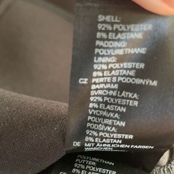 Alexander Wang H&M Black Neoprene Scuba Dress Sz 6 - Picture 12 of 13